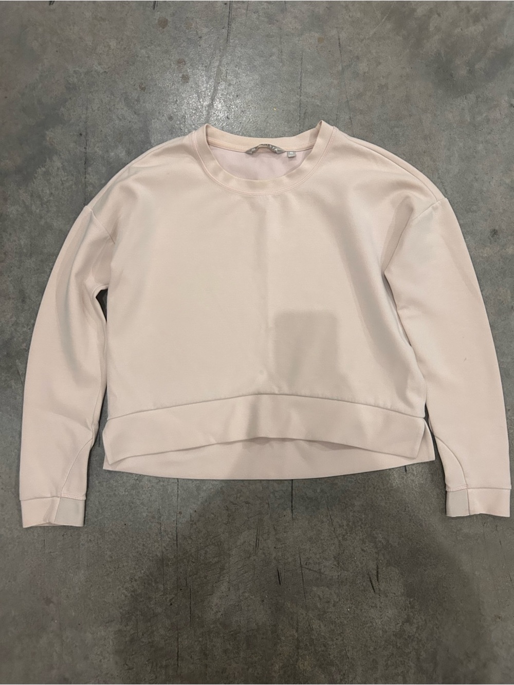 Super Soft Athleta Relaxed Crewneck Sweatshirt - Light Blush